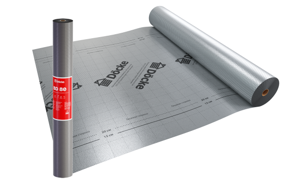 Пароизоляционная пленка Docke, BD 80 (повышенной прочности) купить в Бугульме