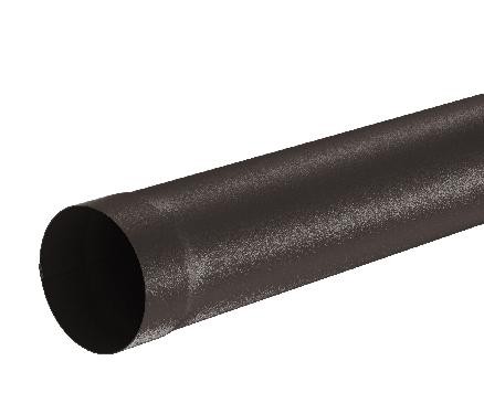 Водосток Aquasistem, Система 150/100 - Труба водосточная 1.00м RR 32 Тёмно-коричневый matt купить в Бугульме