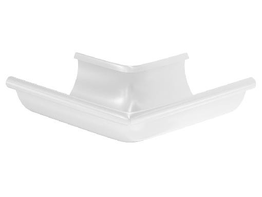 Водосток Aquasistem, система 150/100 - Угол желоба, наружный 90° RAL 9003 Белый купить в Бугульме