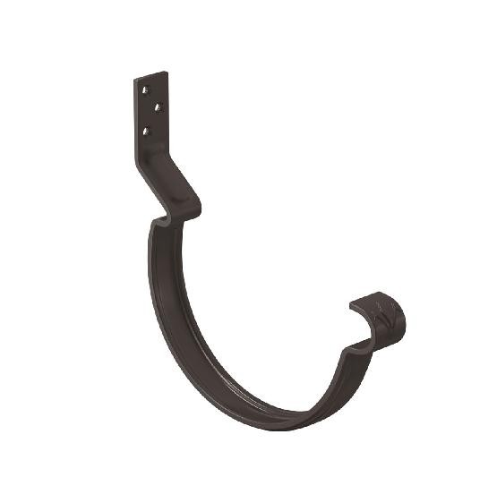 Водосток Aquasistem, система 150/100 - Крюк крепления желоба короткий RR 32 Тёмно Коричневый купить в Бугульме