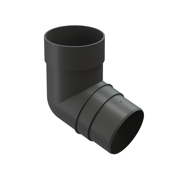 Колено 72˚ для водосточной трубы Docke Premium Графит купить в Бугульме