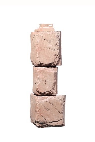 Угол наружный «Камень крупный» Терракотовый купить в Бугульме