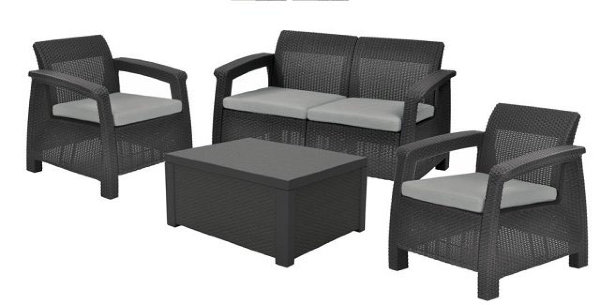 Комплект Corfu box set со столиком-ящиком для подушек (Европа) купить в Бугульме