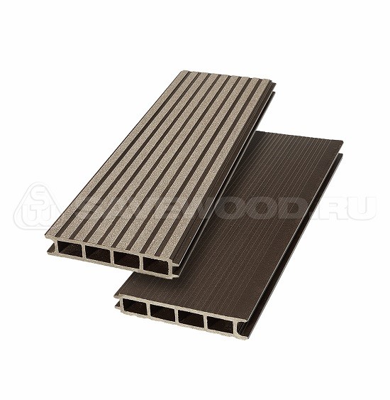 Террасная доска из ДПК SW Ulmus «SaveWood» темно-коричневый купить в Бугульме