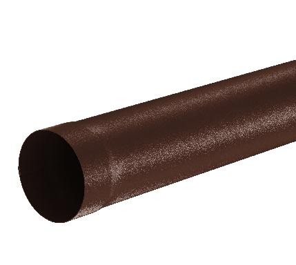 Водосток Aquasistem, Система 150/100 - Труба водосточная 1.00м RAL 8017 Коричневый matt купить в Бугульме