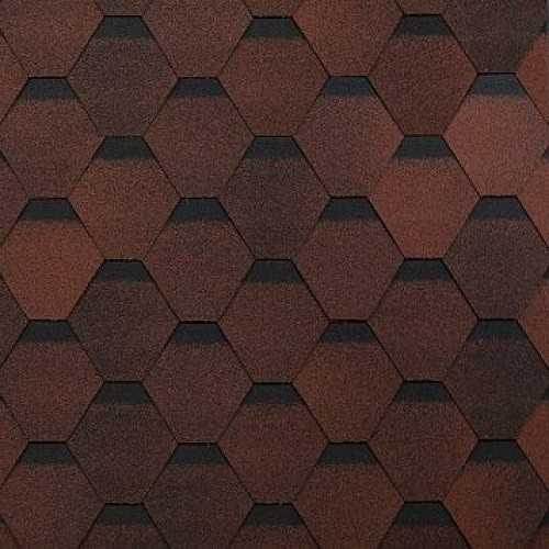 Гибкая черепица Shinglas, коллекция Оптима – Красный купить в Бугульме