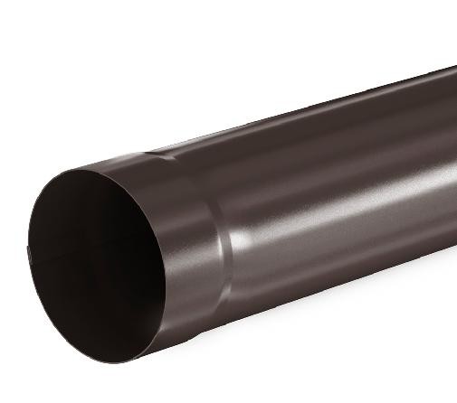 Водосток Aquasistem, система 150/100 - Труба водосточная 3.00м RR 32 Тёмно Коричневый купить в Бугульме