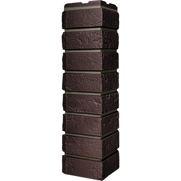 Угол наружный ДАЧНЫЙ Серия Баварский кирпич Темно коричневый купить в Бугульме