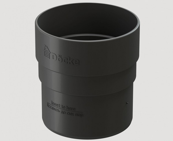 Муфта соединительная ПВХ Docke STANDART серый купить в Бугульме