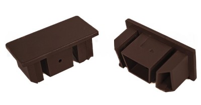 Заглушка для перил торцевая из алюминия GardenParkett Венге