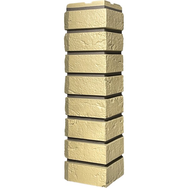 Угол наружный ДАЧНЫЙ Серия Баварский кирпич Песочный купить в Бугульме