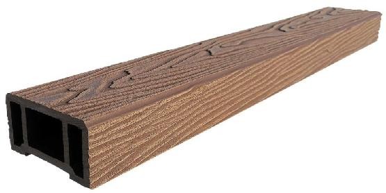 Перила ДПК 3D GardenParkett фактура дерева Светло-коричневый купить в Бугульме