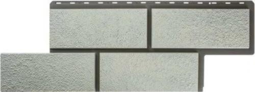 Фасадная панель Альта-Профиль Неаполитанский камень - Белый купить в Бугульме