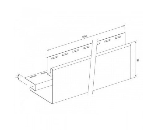 Внешний угол для винилового сайдинга VOX STANDART купить в Бугульме