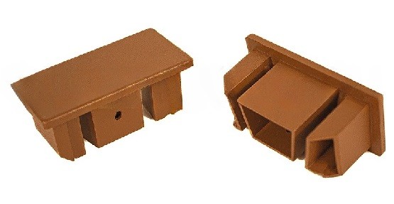 Заглушка для перил торцевая из алюминия GardenParkett Орех купить в Бугульме