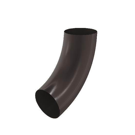 Водосток Aquasistem, система 125x90 -  Колено трубы RR 32 Тёмно Коричневый купить в Бугульме