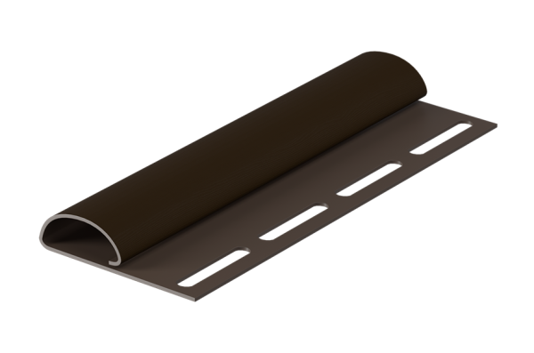 Финишная планка для сайдинга Элит, Коричневая купить в Бугульме