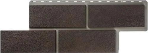 Фасадная панель Альта-Профиль Неаполитанский камень - Коричневый купить в Бугульме