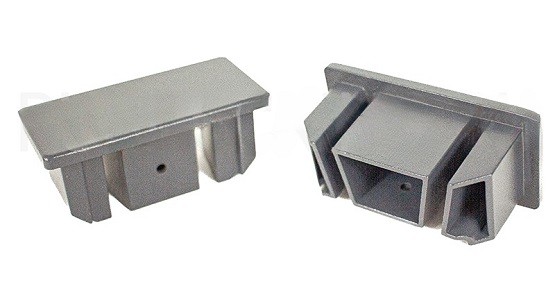 Заглушка для перил торцевая из алюминия GardenParkett Серый купить в Бугульме