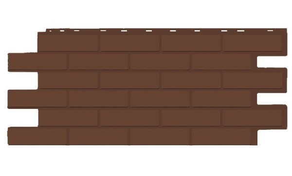Фасадная панель T-Siding Кирпич Модерн Эко Браун купить в Бугульме