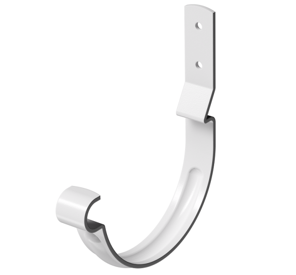 Карнизный крюк короткий D125 (гнутый) Döcke STAL PREMIUM Пломбир, (RAL 9010) купить в Бугульме