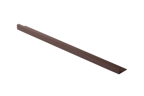 Профиль финишный,алюминиевый, бурый купить в Бугульме