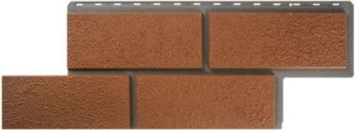 Фасадная панель Альта-Профиль Неаполитанский камень - Терракотовый купить в Бугульме