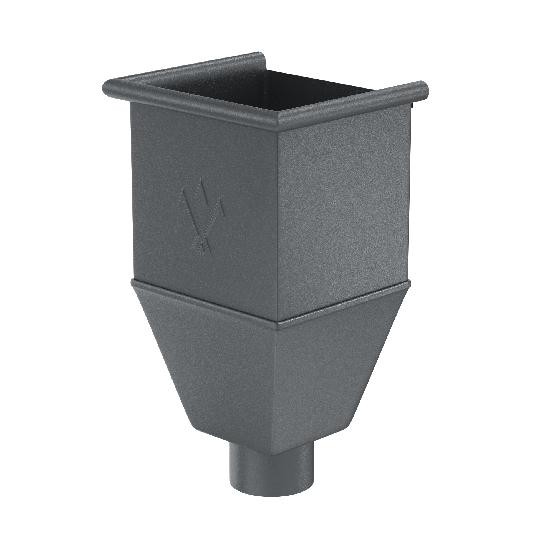 Водосток Aquasistem, Система 150/100 - Воронка_водосборная удлиненая RR 23 Маренго matt купить в Бугульме