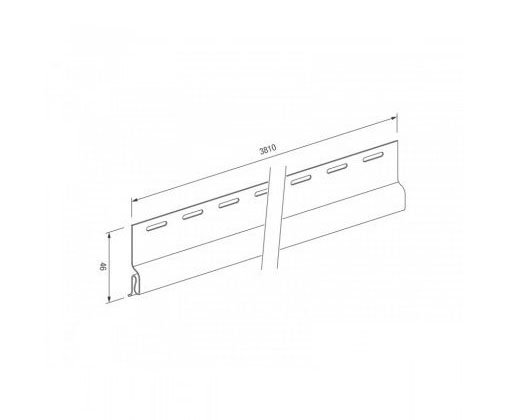 Стартовый профиль для винилового сайдинга VOX STANDART купить в Бугульме