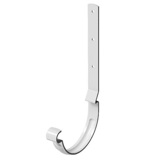 Карнизный крюк длинный D125 Döcke STAL PREMIUM Пломбир, (RAL 9010) купить в Бугульме