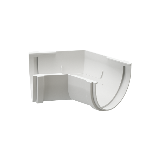 Угол желоба универсал 135˚ Docke Premium ПВХ - Пломбир купить в Бугульме