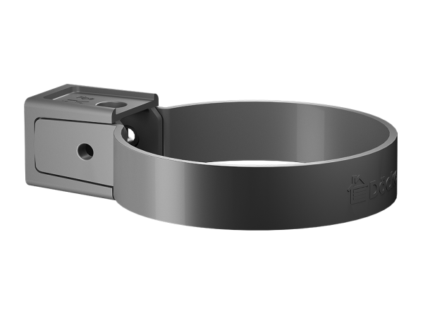 Хомут универсальный для водосточной трубы Docke Premium Графит купить в Бугульме