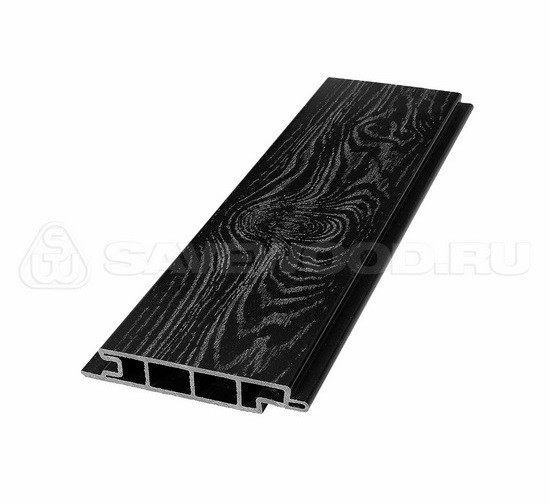 Террасная доска из ДПК SW Padus тангенциальный распил «SaveWood» черный купить в Бугульме