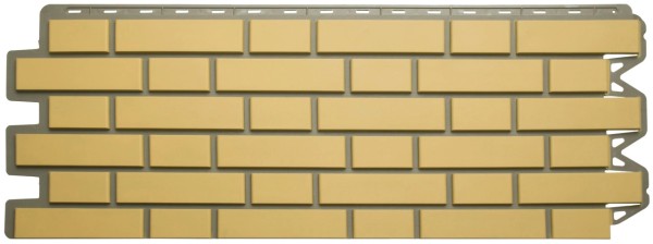 Фасадная панель Альта-Профиль, Кирпич Клинкерный, Желтый купить в Бугульме