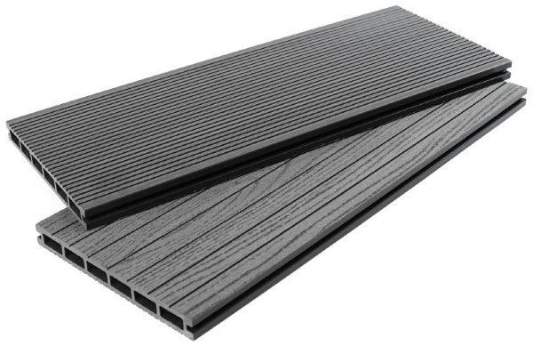 Террасная доска ДПК - ДеревоПласт- DP Standart+ графит купить в Бугульме