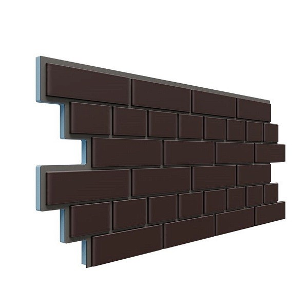 Фасадная термопанель Доломит кирпич 20мм Коричневый купить в Бугульме