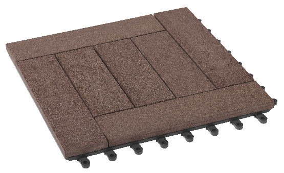 Модульный паркет ДПК GRINDERDECO Комфорт 6 Шоколад купить в Бугульме