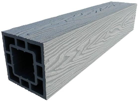 Столб опорный ДПК 3D GardenParkett фактура дерева Серый купить в Бугульме