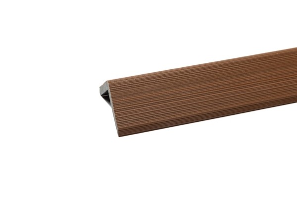 Уголок торцевой Ecodecking Скай коэкструзия 45х45х3000 Тик купить в Бугульме