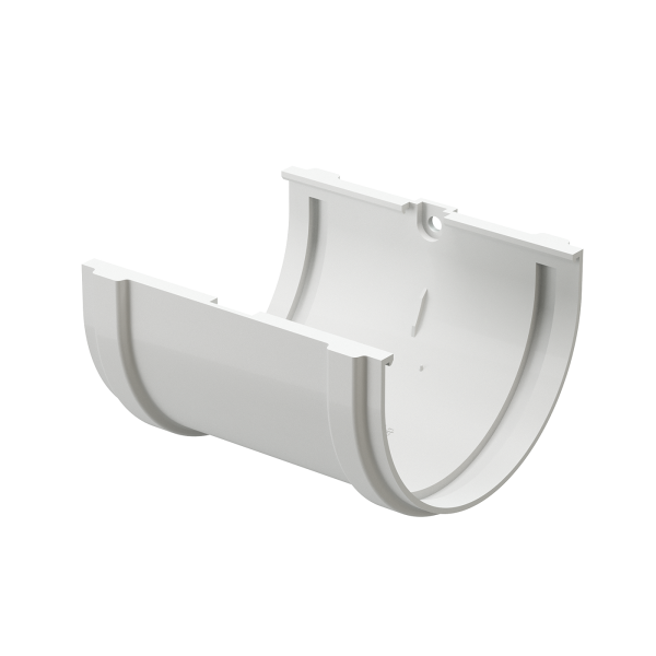 Соединитель желоба Docke Premium ПВХ - Пломбир купить в Бугульме