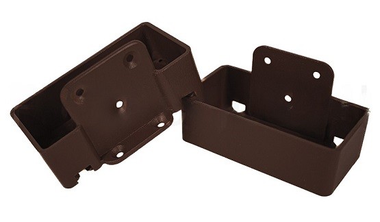 Крепление перил прямое из алюминия GardenParkett Венге купить в Бугульме