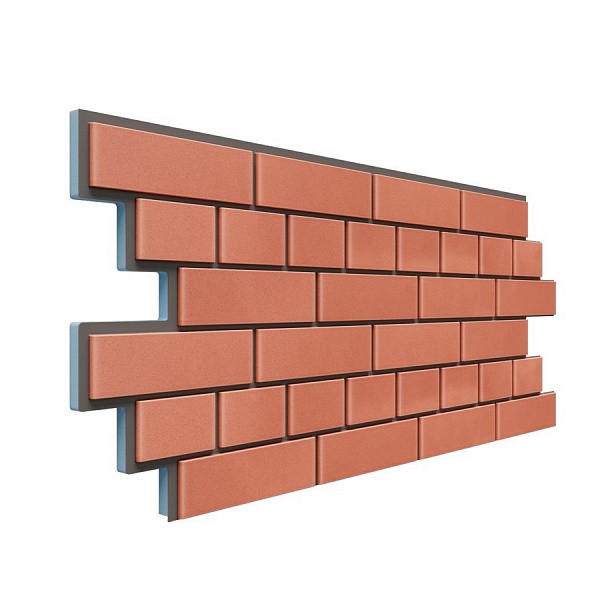 Фасадная термопанель Доломит кирпич 20мм Красный купить в Бугульме