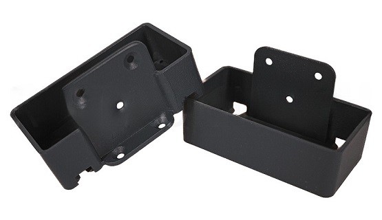 Крепление перил прямое из алюминия GardenParkett Графит купить в Бугульме