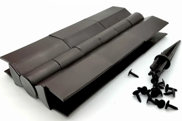 Угловой элемент поворотный, пластиковый от 60° до 300° для доски 225х30 мм из ДПК коричневый Holzhof  купить в Бугульме