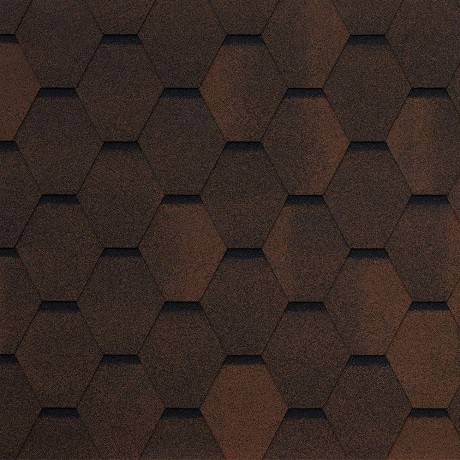 Гибкая черепица Tegola GARDA marrone 439 купить в Бугульме