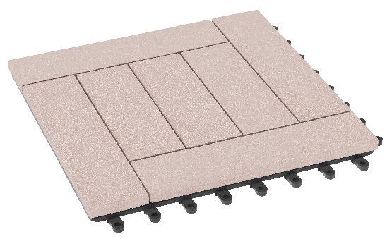 Модульный паркет ДПК GRINDERDECO Комфорт 6 Выбеленный дуб купить в Бугульме