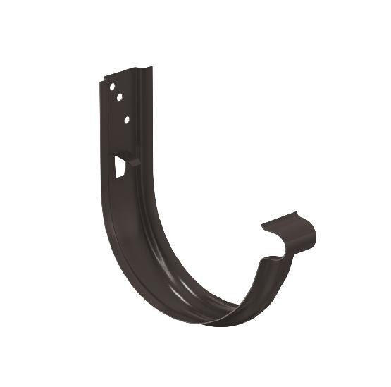 Водосток Aquasistem, система 125x90 - Крюк крепления желоба универсальный RR 32 Тёмно-Коричневый купить в Бугульме