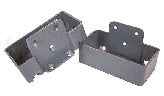 Крепление перил прямое из алюминия GardenParkett Серый купить в Бугульме