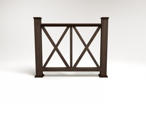 Ограждение из ДПК FG7 венге купить в Бугульме