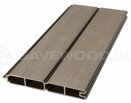 Заборный профиль из ДПК Savewood SW Agger матовый тёмно-коричневы купить в Бугульме
